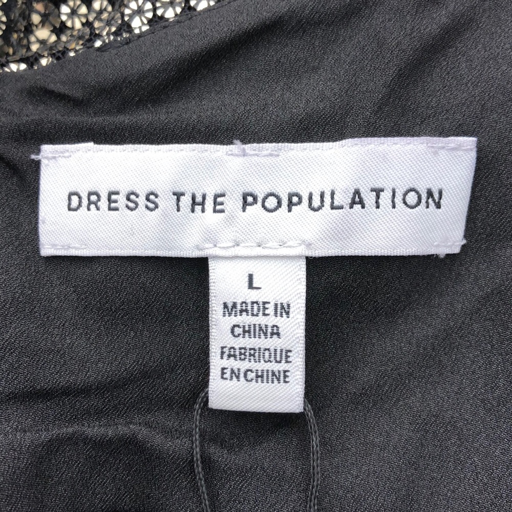 Dress the Population Gold Zherra Sequin Midi Dress - Picture 7 of 11